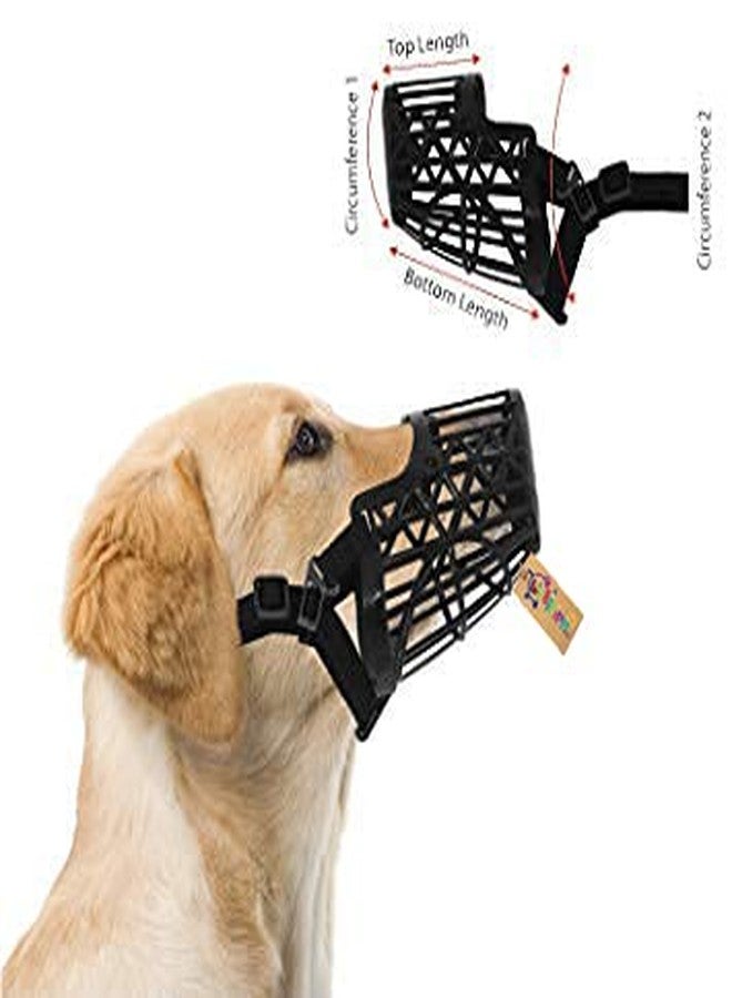 Western Era Adjustable Muzzle, Mouth Cover for Dog/Puppy (Black) (Extra Small) - Image 1